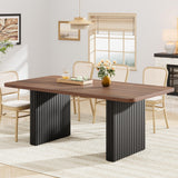 Garvee Couchtisch 71 × 31, 1,8 × 0,8, 1,8 × 0,8, Fernbedienung, LED, Walnuss - Walnuss
