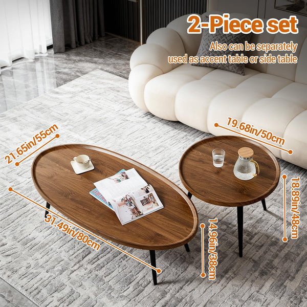 2-teiliges Couchtisch-Set