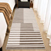 Garvee 80 x 150 Waschbarer Teppich für Flurdekor, Kurzflor-Wohnzimmerteppich, Rutschfest, Weich, Modern, Läuferteppich für Schlafzimmer, Küche, Flur, Braun