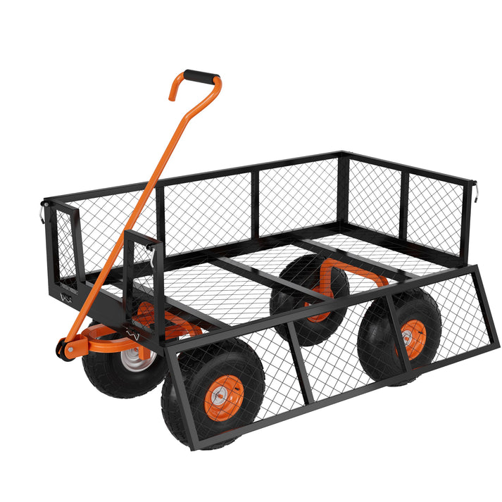 Robuster Stahl-Gartenwagen