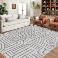 Garvee Washable Teppich 80 x 150 cm Kurzflor Rutschfest Teppich Für Schlafzimmer Wohnzimmer Esszimmer Hellgrün