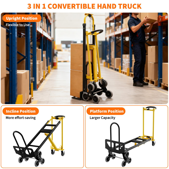 3-in-1 Verwendungsweisen des Handwagens