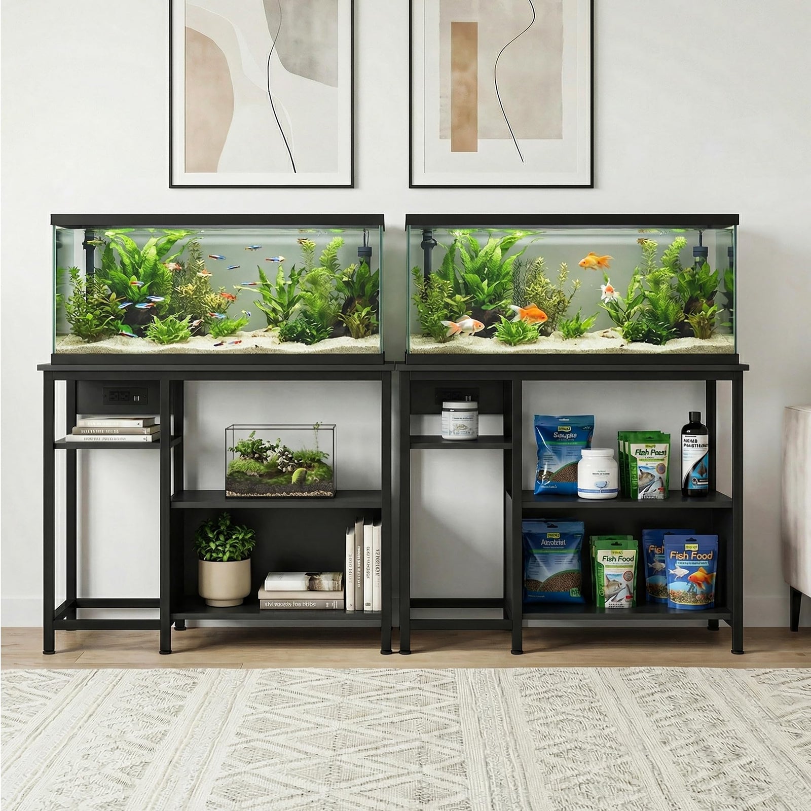 Aquariumständer Wohnzimmer