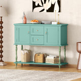 Garvee Konsolentisch Mit 2 Schubladen, Farmhouse Sideboard, Holz, 106,5 cm, Grün, Für Flur - Grün