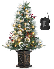 GARVEE Weihnachtsbaum 90cm mit Retro Basis