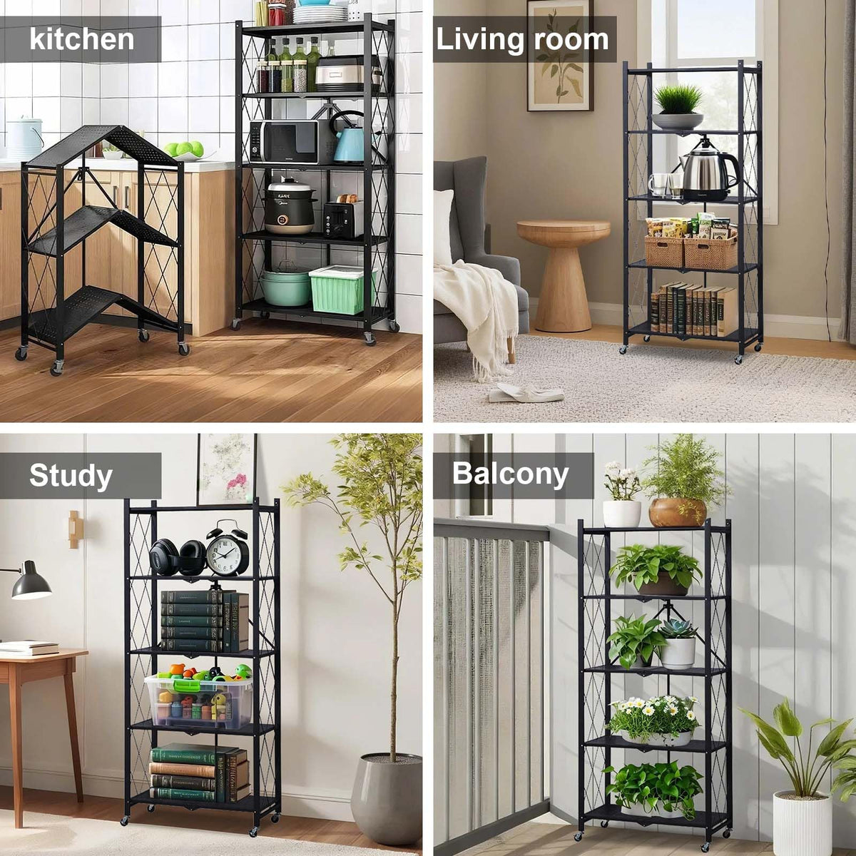 Vielfältige Einsatzbereiche: Küche, Wohnzimmer, Arbeitszimmer und Balkon