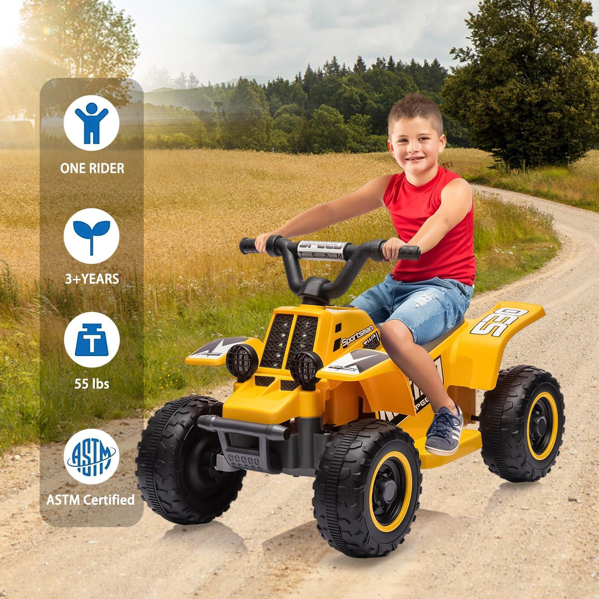 Sicheres Elektro-Quad für Kinder