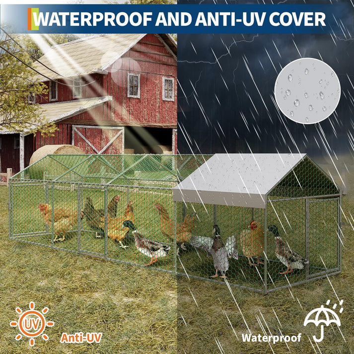 Wetterschutz für den Hühnerstall