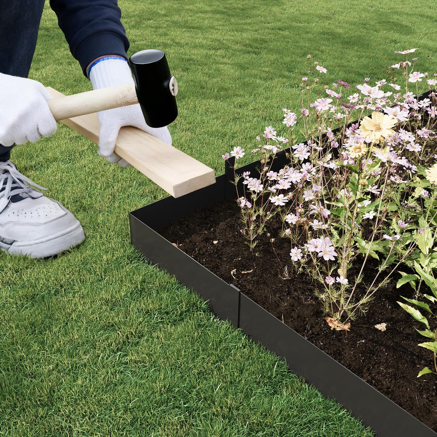 GARVEE Verzinkter Stahl Gartenbegrenzung Landschaftsbord