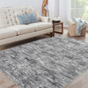 GARVEE Abstrakt Maschinenwaschbarer Mikrofaser-Teppich 200x290cm Hellgrau | Weich & rutschfest | Für Wohnzimmer & Schlafzimmer