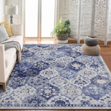 Garvee Großer Teppich Wohnzimmer Vintage Waschbar 160x230cm Weich Rutschfest Polyester Blumenmuster Niedriger Flor Für Schlafzimmer Büro