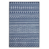 Garvee Maschinenwaschbarer Teppich Wasserdichter Vintage-Teppich Rutschfest Kurzer Flor 120 x 170 cm Mehrfarbig