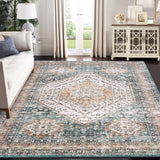 Garvee Vintage Teppich Läufer Waschbar Rutschfest Für Flur Küche Wohnzimmer Schlafzimmer 60x230 cm Mehrfarbig - 