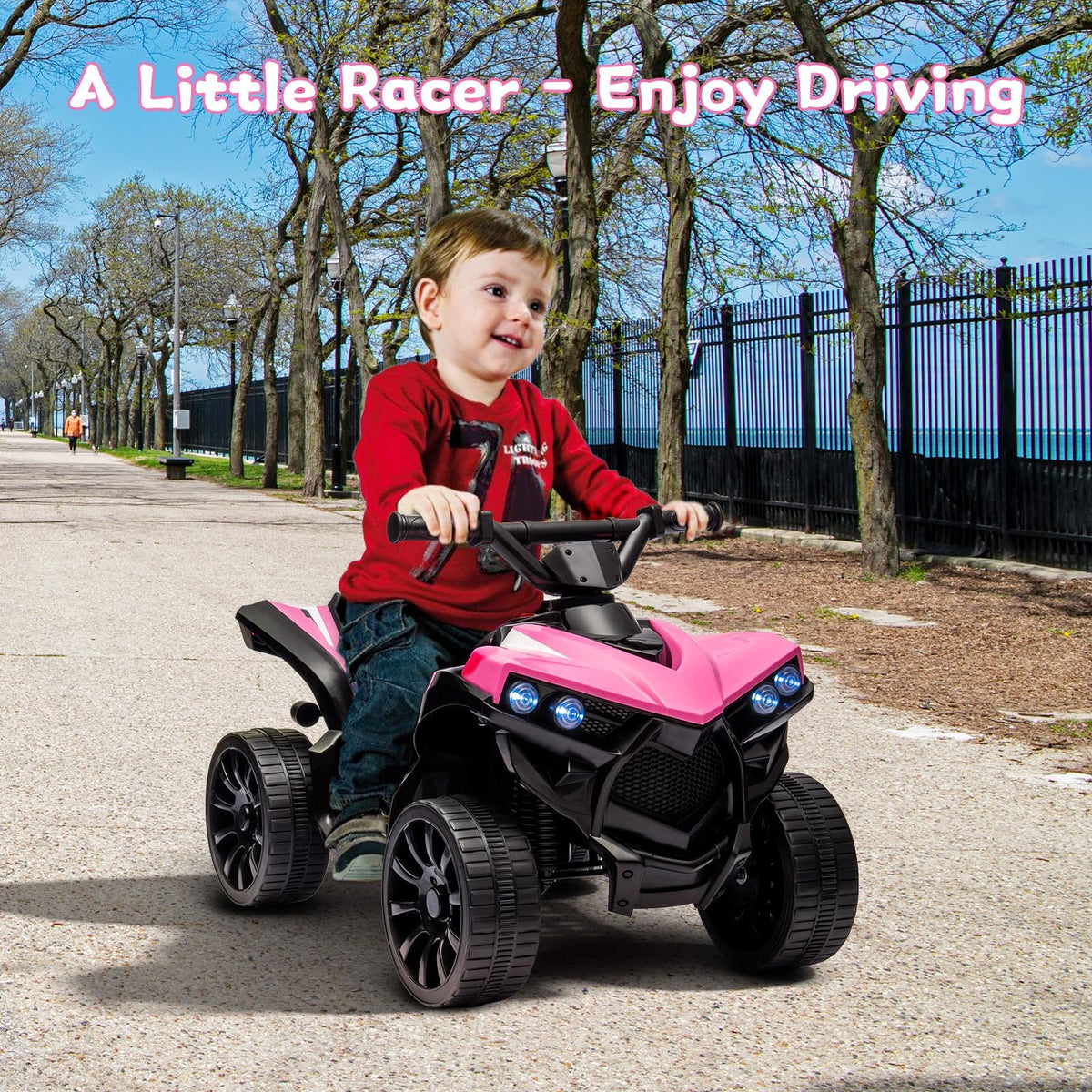 Kinder Elektro Quad mit Musik und LED