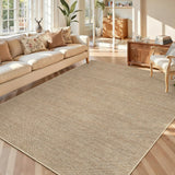 Garvee Faltbarer Bedruckter Teppich Aus 100% Polyester In Leinenoptik Modern Klassisch Waschbar