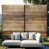 Garvee Metall Sichtschutz 72"x47" Robuster Stahl Rostfrei Freistehend Für Garten & Balkon