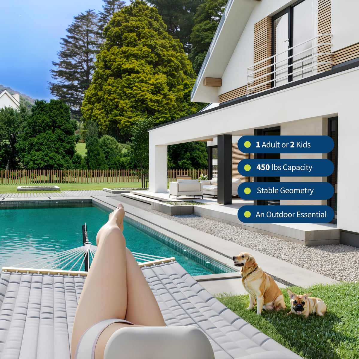 Komfortable Doppelhängematte