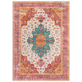 Garvee Alfombra Azul Teppich Vintage Oriental Antirutsch Kurzflor Weich Für Wohnzimmer Schlafzimmer 1200gsm Blau