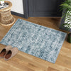 Garvee Kurzflor-Teppiche Blau 80 x 150 cm für Wohnzimmer Schlafzimmer Boho Modern Vintage Klassisch