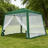 Garvee Pop Up Pavillon 3×3 m, Wasserdicht, Mit Moskitonetz, Für Camping & Garten, Grün - Grün