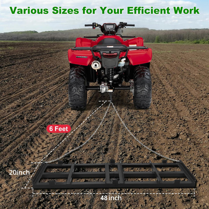 Pulverbeschichtete Stahlkonstruktion des Drag Harrow