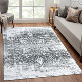 Garvee Alfombra De Salón 1200g 100% Poliéster Imitación Cachemira Für Wohnzimmer 120x170cm Estampado Persa