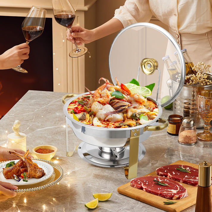 Chafing Dish im eleganten Einsatz bei einem Catering-Event