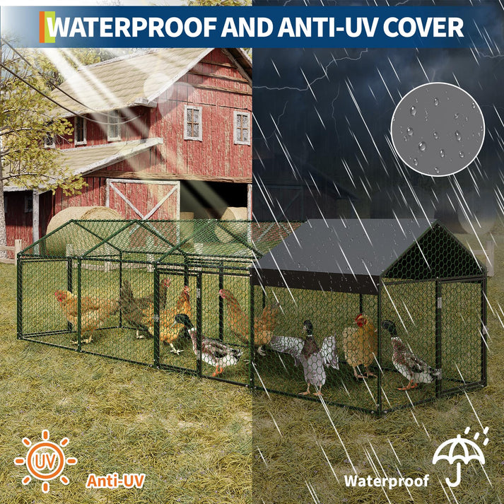 Wetterschutz für den Hühnerstall