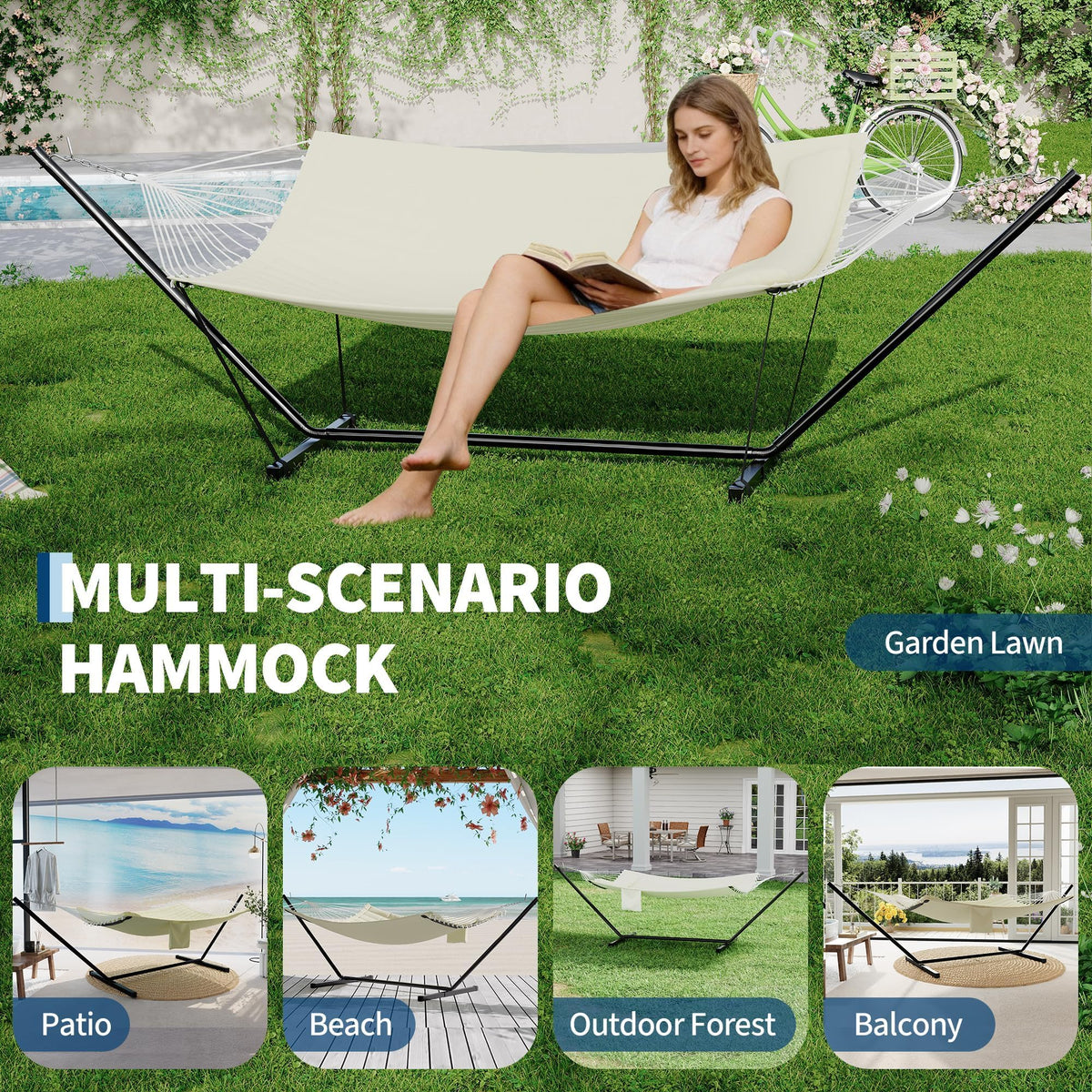 Komfortable Outdoor Hängematte