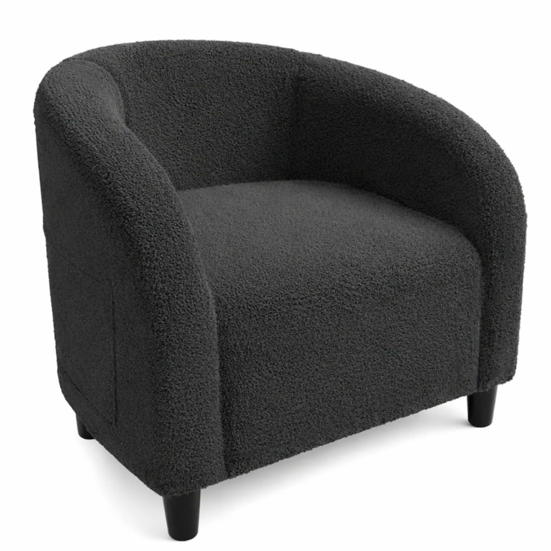 Garvee Velvet Club Chair, U Rückenlehne, Gepolstert, Retro, Für Wohnzimmer & Schlafzimmer