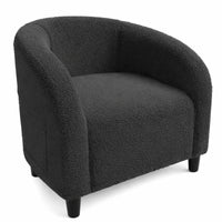 Garvee Velvet Club Chair, U Rückenlehne, Gepolstert, Retro, Für Wohnzimmer & Schlafzimmer