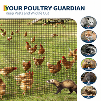 Garvee Drahtgeflecht 0,9×15 m, 1,27 cm Maschen, 19GA Verzinkt, Rostfrei für Garten & Geflügel