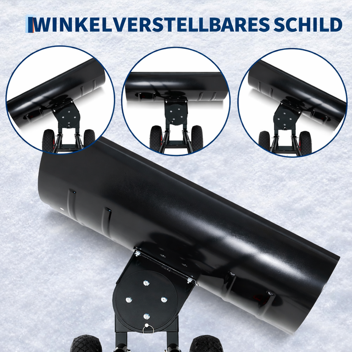 Winkelverstellbare Schaufel für optimale Schneeräumung