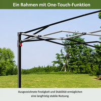 GARVEE 2,2 x 2,2 m Pop-Up Pavillon, Wasserdichtes Gartenpavillon mit UV-Schutz, Höhenverstellbar und Tragetasche, Ideal für Garten, Camping und Outdoor Events, Hellgrün