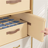 Garvee Schubladen-Organizer Faltbar Kleiderschrank-Organizer 16 Fächer Für Socken Und Unterwäsche, Schwarz - Schwarz