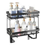 Garvee Badezimmer Organizer Über Toilette Platzsparend Rostfrei Carbonstahl 1-3 Ebenen Für Kleine Bäder