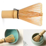 Garvee Traditioneller Matcha Besen aus Bambus für Teezeremonien, Ergonomischer Griff, Nachhaltig, Karbonisierte Farbe