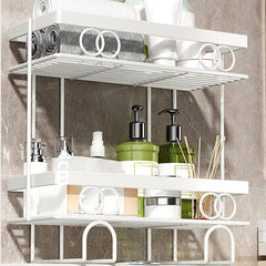 Garvee Over-the-Toilet Storage Shelf, 1/2/3 Stufe Große Kapazität Bad Veranstalter, No-Drill-Installation, Platzsparend über Toilette Badezimmer Regal