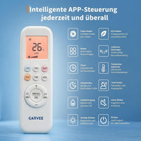 Garvee AUX Split Klimaanlage 9000BTU Klimageräte mit Heizfunktion Kältemittel R32 Inkl. Montagematerial, A++ Energieeffizienz, R32, WLAN-App-Steuerung