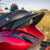 Garvee Auto Achtervleugelbekleding Pasta Type Achterspoiler Mit Plakband, Modifizierte Teile, Leicht, Schwarz