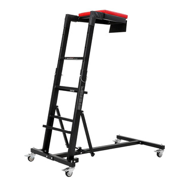 GARVEE Rollbar Automotive Topside Creeper, Engine Creeper 135–178 cm Einstellbar, 181 kg Kapazität High Top Creeper, 4 Lenkrollen, Gepolstertes Deck, Creeper für die Garage zu Hause, Zentralholm