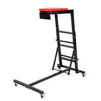GARVEE Rollbar Automotive Topside Creeper, Engine Creeper 135–178 cm Einstellbar, 181 kg Kapazität High Top Creeper, 4 Lenkrollen, Gepolstertes Deck, Creeper für die Garage zu Hause, Zentralholm