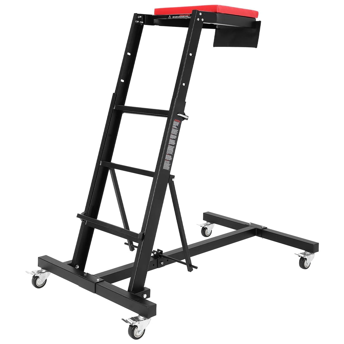 GARVEE Rollbar Automotive Topside Creeper, Engine Creeper 114–168 cm Einstellbar, 181 kg Kapazität High Top Creeper, 4 Lenkrollen, Gepolstertes Deck, Creeper für die Garage zu Hause, Zentralholm
