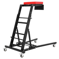 GARVEE Rollbar Automotive Topside Creeper, Engine Creeper 116–168 cm Einstellbar, 181 kg Kapazität High Top Creeper, 4 Lenkrollen, Gepolstertes Deck, Creeper für die Garage zu Hause, Doppelholm