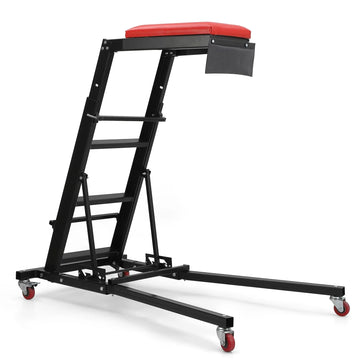 GARVEE Rollbar Automotive Topside Creeper, Engine Creeper 108–165 cm Einstellbar, 181 kg Kapazität High Top Creeper, 4 Lenkrollen, Gepolstertes Deck, Creeper für die Garage zu Hause, Doppelholm