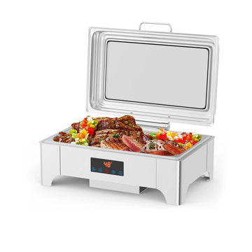 Garvee Chafing Dish 9 L aus Edelstahl, Buffet-Speisenwärmer für Catering, Partys, Feiertage und Veranstaltungen