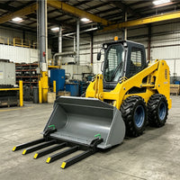 Garvee Klemmbare Palettengabel 122 cm, Frontladergabel mit 1134 kg Tragkraft, Schwerlast Stahl Gabelaufsatz für Traktor, Skid Steer, Bau und Landwirtschaft