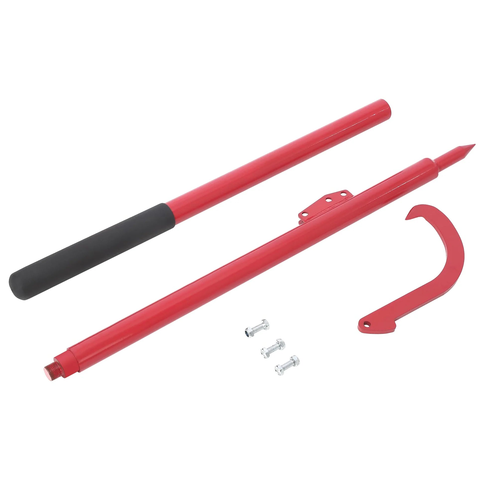GARVEE Stammwender 152 cm, Robuster Wendehaken aus Stahl mit Verstellbarem Haken und Gummigriff, Forstwerkzeug für Baumstämme, Brennholz und Holzverarbeitung