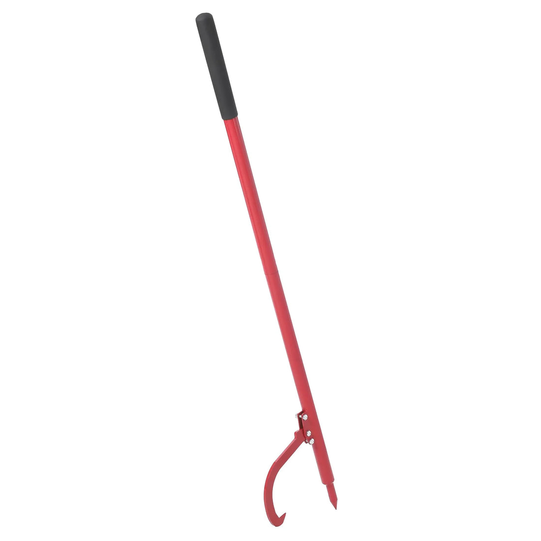 GARVEE Stammwender 152 cm, Robuster Wendehaken aus Stahl mit Verstellbarem Haken und Gummigriff, Forstwerkzeug für Baumstämme, Brennholz und Holzverarbeitung