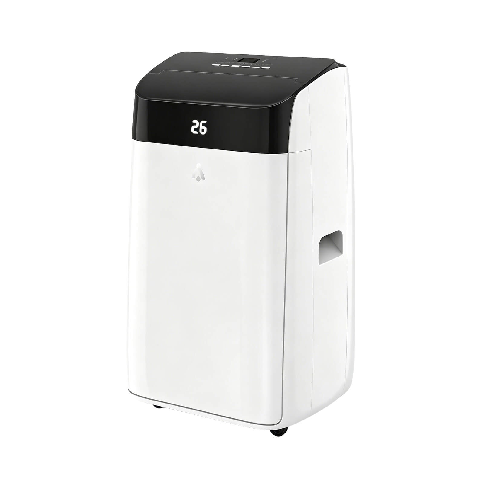 GARVEE Mobile Klimaanlage 12000 BTU mit Abluftschlauch, 3-in-1 Klimagerät mit Schlafmodus, 24H-Timer, LED-Display & Fernbedienung für Räume bis 42 m², Schwarzer Deckel